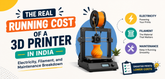 The Real Running Cost of a 3D Printer in India: Electricity, Filament, and Maintenance Breakdown