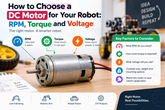 How to Choose a DC Motor for Your Robot: RPM, Torque and Voltage