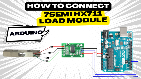 How to Connect HX711 Load Cell module to Arduino - Cover Image
