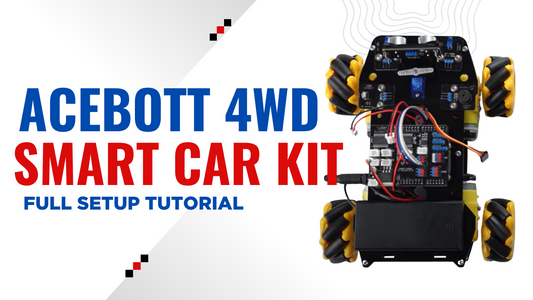 ACEBOTT 4WD Smart Car Kit Full Setup Tutorial