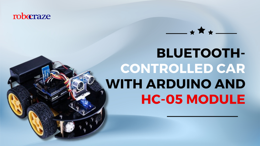 Bluetooth-Controlled Car with Arduino and HC-05 Module - Cover image