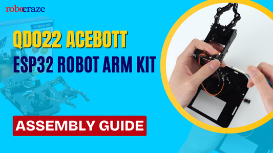 QD022 ACEBOTT ESP32 Robot Arm Kit Assembly Guide - Cover image