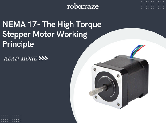 NEMA 17 Stepper Motor - 42mm x 34mm (with bare wires)