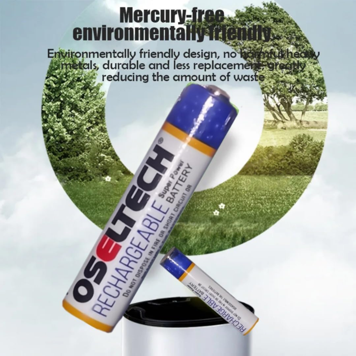 1000mAh AAA Rechargeable Battery (2-Pack) β 1.2V AAA rechargeable battery for remotes & cameras.-Battery -Robocraze