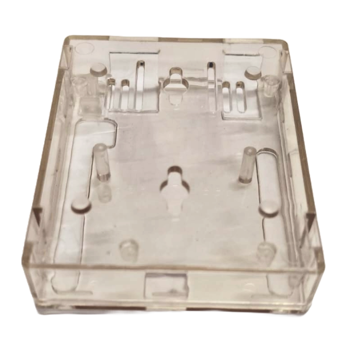 Arduino UNO R3 Transparent Plastic Case – Sturdy Arduino UNO R3 case for protection. -Robocraze