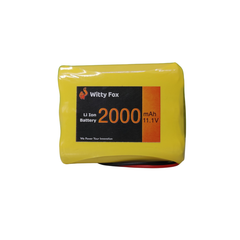 Witty Fox 11.1V 2000mAh Li-ion Battery – Compact battery for DIY & backup. -Lithium Battery -Robocraze