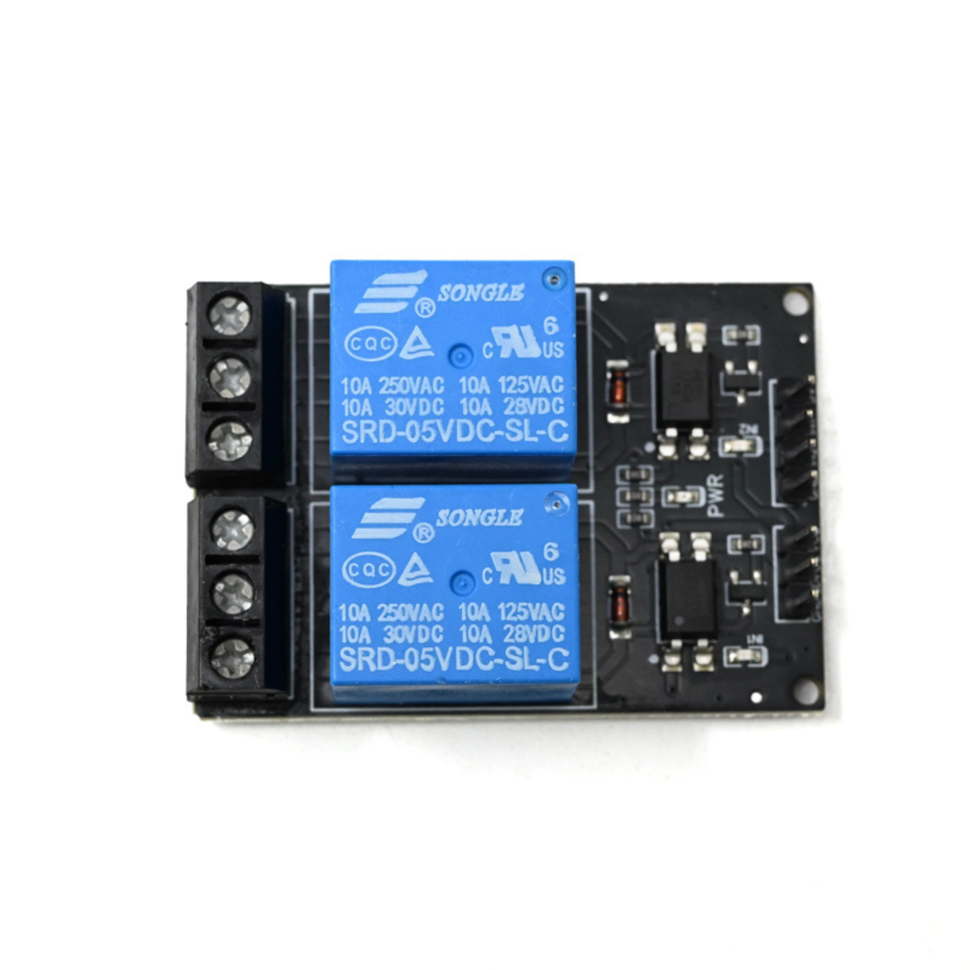 SmartElex 10A 2-Channel 5V Relay Module -Robocraze