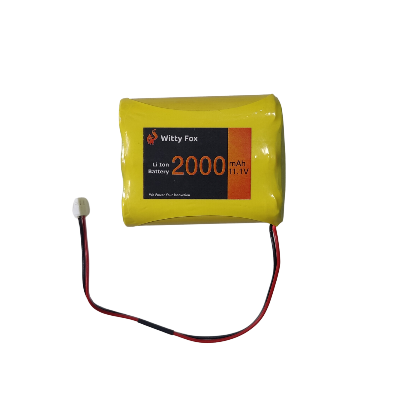 Witty Fox 11.1V 2000mAh Li-ion Battery – Compact battery for DIY & backup. -Lithium Battery -Robocraze