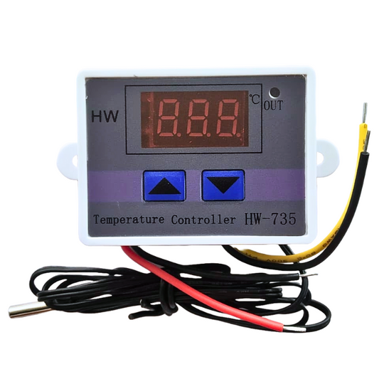 XH-W3001 Smart Thermostat – LED digital microcomputer temp controller with probe. -Robocraze