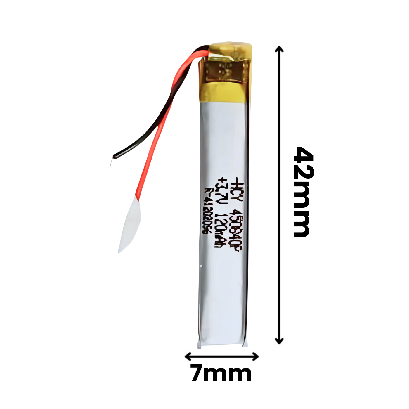 Witty Fox 120mAh Rechargeable 3.7V LiPo Battery -Drone Battery -Robocraze