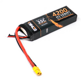 11.1v 4200mAh 35C 3S1P Bonka LiPo Battery – For FPV aircraft, RC drones & quadcopters - DIY Drone Parts - Robocraze