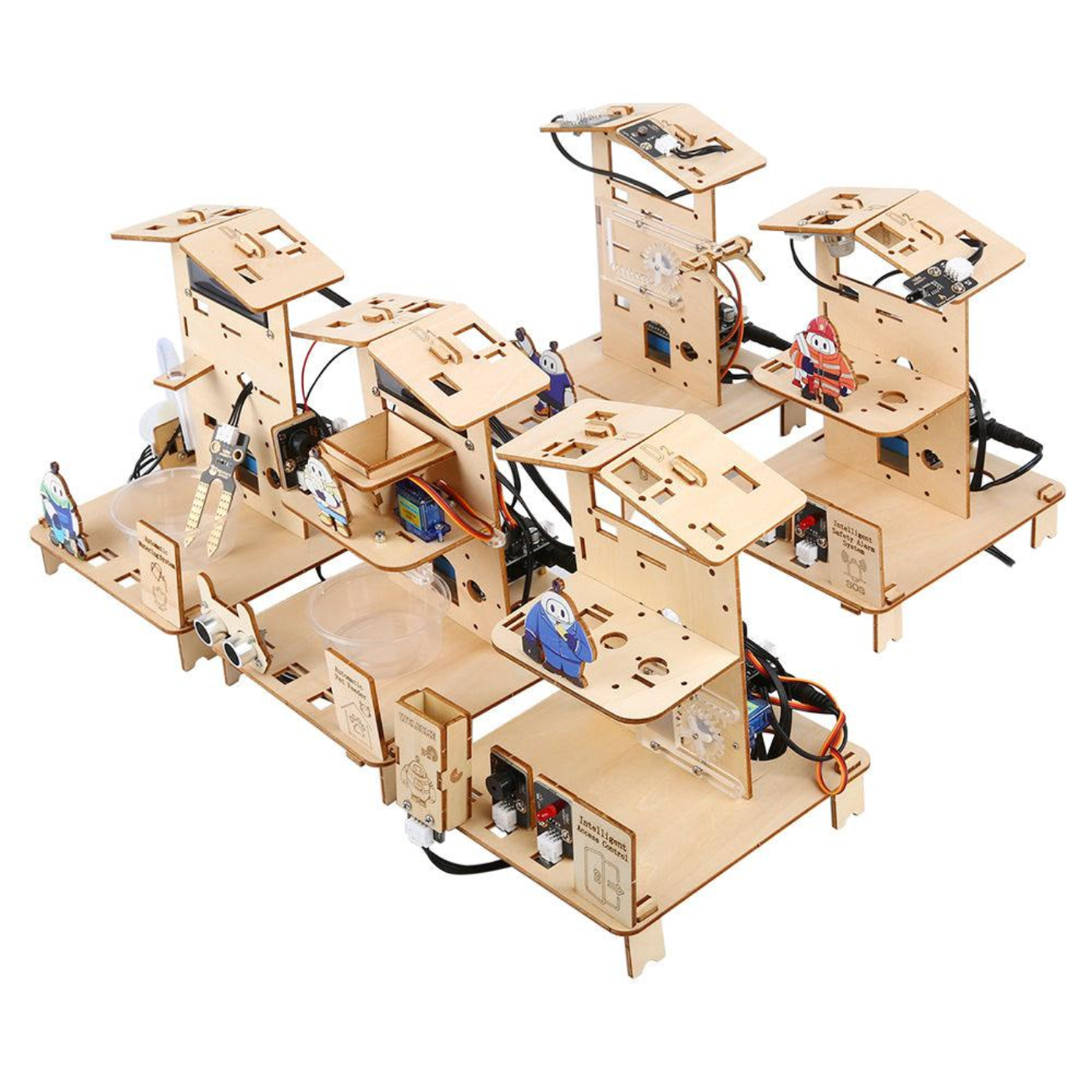 5-in-1 ACEBOTT ESP32 STEM School Smart Home Kit - Level 2 QE024