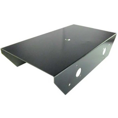 Black Metal 4WD Chassis (190x100mm) – Compact 4-wheel chassis for robotics. -Robot Wheels and Chassis -Robocraze