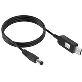 1m 5V 2A to 9V 1A USB Booster Cable – Efficient Arduino USB Cable with DC5.5*2.1mm for power boosting. -Robocraze