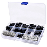 Dupont Connector Kit 2.54mm – Jumper wires & pin headers for DIY projects. -Electronic Components -Robocraze