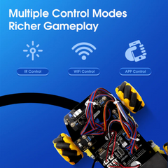 ACEBOTT QD001 ESP32 4WD Smart Robot Car Kit for Arduino