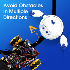 ACEBOTT QD001 ESP32 4WD Smart Robot Car Kit for Arduino