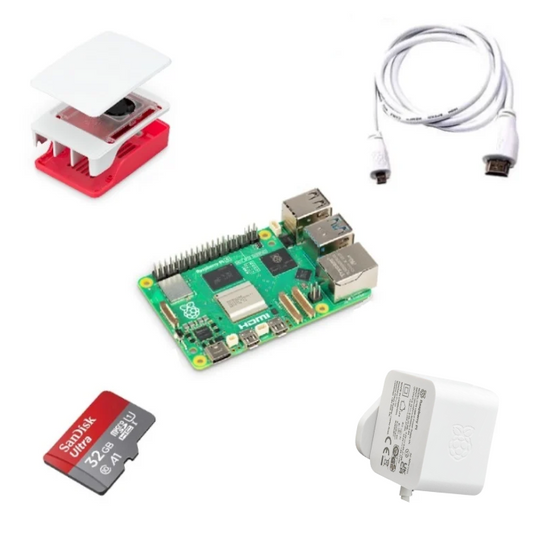 Official Raspberry Pi 5 4GB Starter Kit – Raspberry Pi Kit -Robocraze