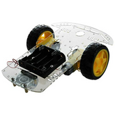 2WD Smart DIY Robot Car Chassis Kit – Lightweight 2-wheel chassis for robotics. -Robot Wheels and Chassis -Robocraze