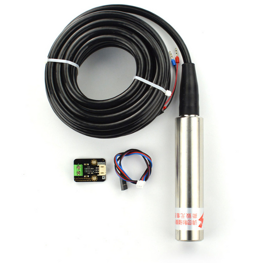 DFRobot Gravity Industrial Stainless Steel Submersible Pressure Water Level Sensor 0-5m -Robocraze