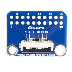 7Semi 0.5mm FFC FPC Connector Breakout Board (20 Pin) -Electronic Modules -Breakout Boards -Robocraze