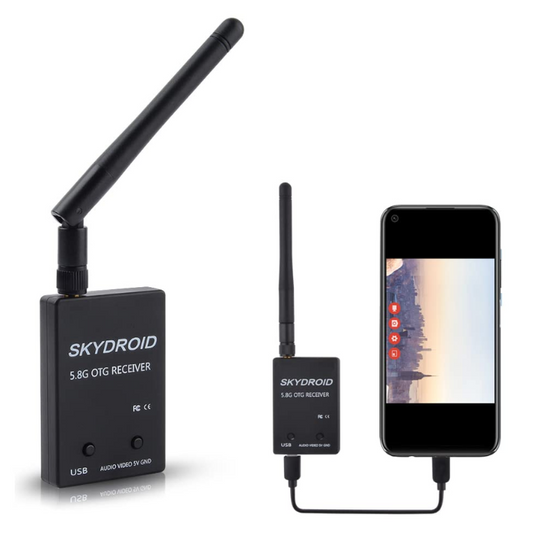 SKYDROID UVC Mini FPV Receiver 5.8G 150CH – FPV receiver for drones & aircraft models. -DIY Drone Parts -Robocraze