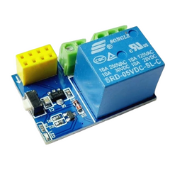 5V ESP8266 WiFi Relay Module - 5V ESP8266 relay module for wireless smart home automation. -Nodemcu ESP Board -Robocraze