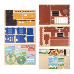 ACEBOTT QE201 Wooden Board for ESP32 Basic Starter Kit (Expansion Pack) -STEM Kits -Robocraze
