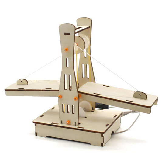 DIY Wooden Lift Bridge Miniature STEM Kit Toys for Kids -STEM toy for kids -Robocraze