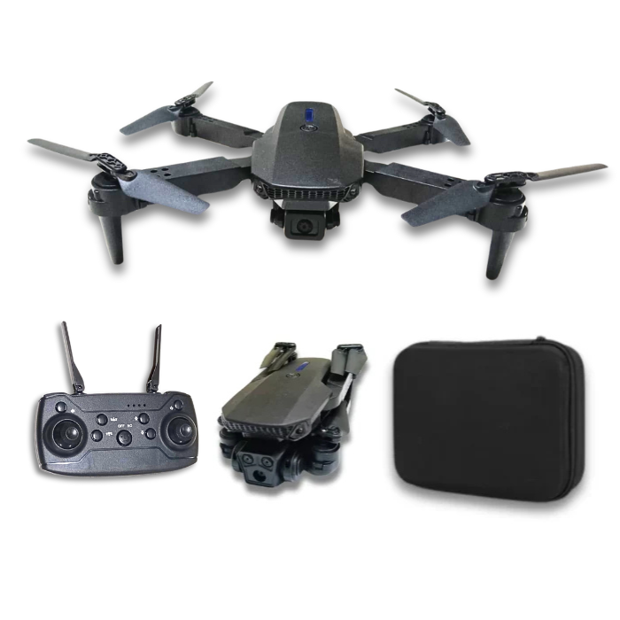 E88 Drone Kit with 1080p HD Dual Cam Module - Robocraze