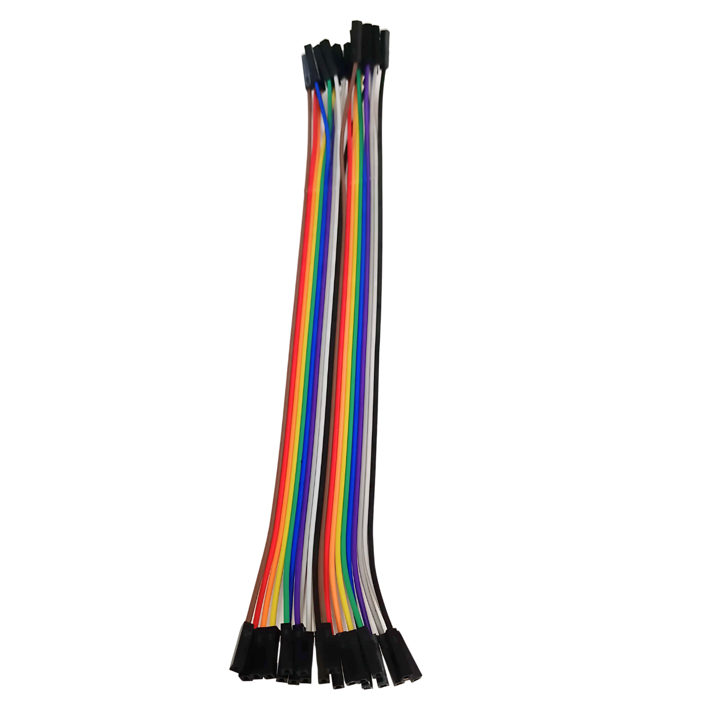 F2F Jumper Wires (20cm) 20pcs – Flexible F2F jumper wires for electronics. Electronic Components - Robocraze