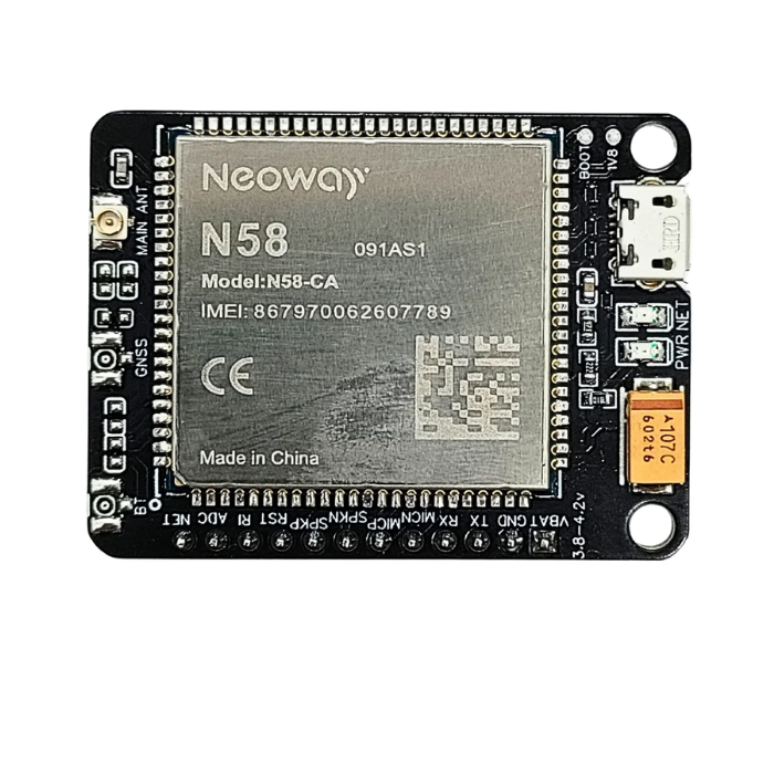 N58 LTE Breakout with 4G Antenna – N58 LTE GSM Module with 4G antenna & UFL connector. -Robocraze
