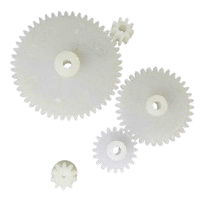 Plastic Gears (5 Types) - Robocraze