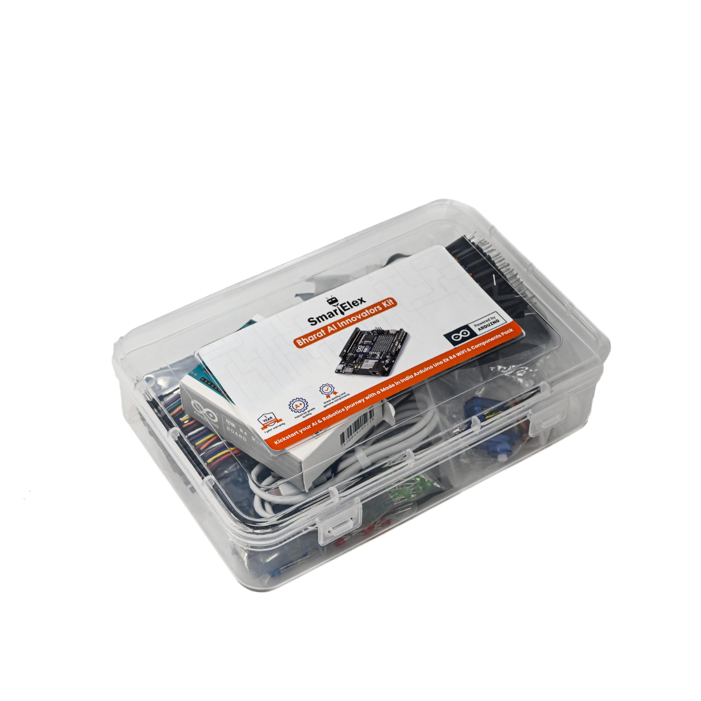 SmartElex Bharat AI Innovators Kit Powered by Arduino for STEM Learning -DIY Kits -Robotic Kits -Arduino Kits -Robocraze