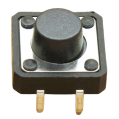 Tactile 12x12x8mm 4 Pin Push Button Switch (Pack of 5) -Electronic Components -Switches -Push Buttons -Robocraze