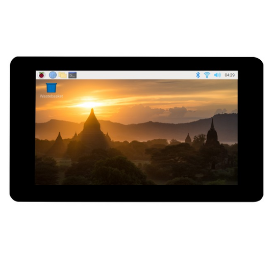 Waveshare 7inch Capacitive Touch Display for Raspberry Pi, DSI Interface, 800×480-Raspberry Pi-Displays Raspberry pi-Robocraze