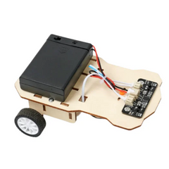Wooden Educational Puzzle Tracking DIY Car Kit for Kids -STEM Toy -Robocraze