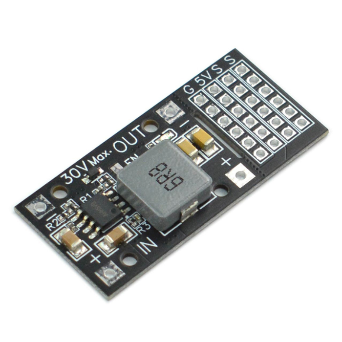 DFRobot 20W DC-DC Buck Converter Power Module 7-24V to 5V 4A - buck converter module - Robocraze
