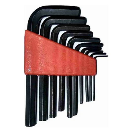Hex Short Allen Key Standard Set 1.5-10 MM (Set of 10)