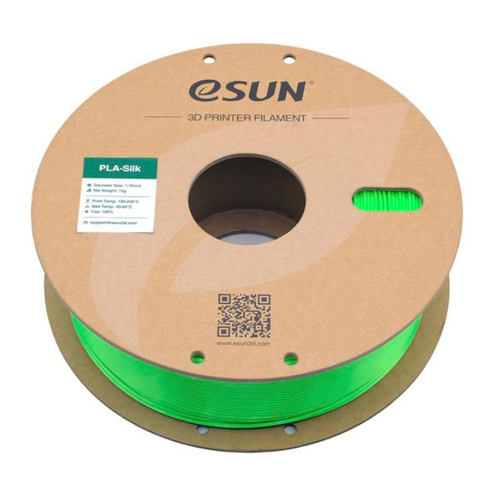 eSun 1.75mm PLA-Silk Green Filament 1kg -3D Printers/Pens -Filaments -Robocraze
