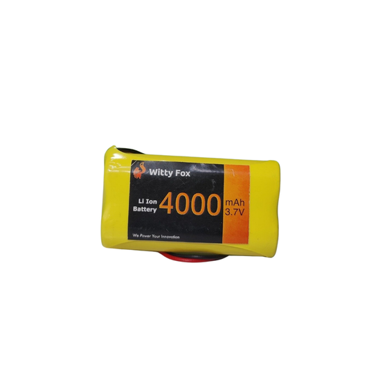 Witty Fox 3.7V 4000mAh Li-ion Battery – Compact & efficient battery. -Lithium Battery -Robocraze