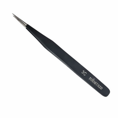 Robocraze Black Epoxy Coated Tweezer 3C – Stainless steel tweezer for fine work – tweezer - Hand Tool - Robocraze