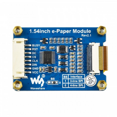 1.54" E-Ink Display Module (200x200, 3-color) – Low-power digital display. -E-Ink Display -Robocraze