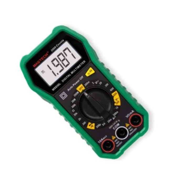 Mastech MS830L Digital Pocket Multimeter – Compact pocket-sized meter for testing.-Digital Multimeter -Robocraze