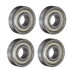 Radial Ball Bearing 608ZZ (Pack of 4) – Essential 3D Printing Machine Parts for smooth rotational movement.-Robocraze