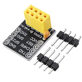ESP8266 ESP-01 Breakout Board – Adapter for breadboard compatibility. -Nodemcu ESP Board -Robocraze