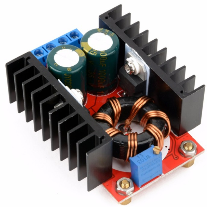 150W DC-DC Boost Power Converter β 150W boost converter for DC applications. -Power Converter -Robocraze