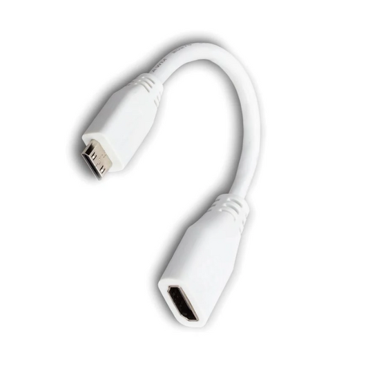 Raspberry Pi Official 10CM Mini HDMI to Standard HDMI Cable – Compact HDMI cable for video output -Robocraze