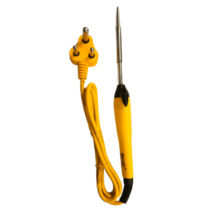 25W Soldering Iron + Tip + 10g Lead – Complete soldering kit - Soldering Kit - Robocraze