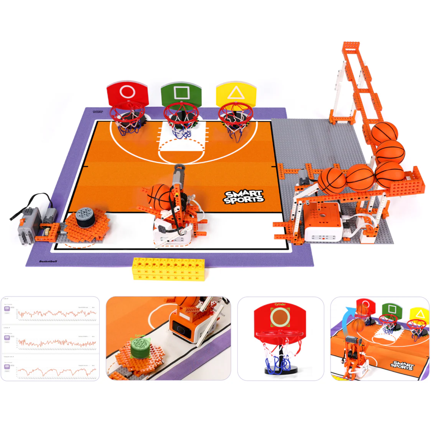 3-in-1 Smart Sports Kit for VinciBot - Educational STEM Kit for Kids - Robocraze